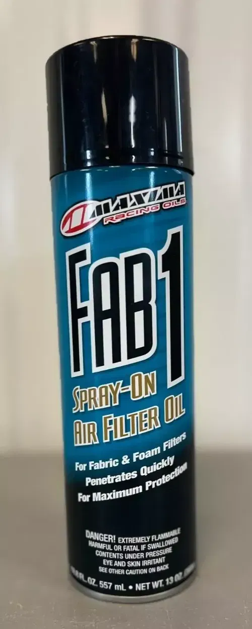 Air Filter Oil Maxima Fab 1 Spray On Foam Filter Aersol MX ATV Dirtbike 18.8 oz