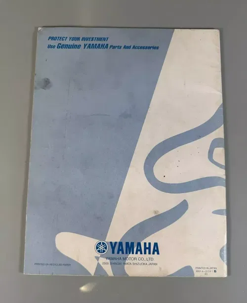 Owners Service Manual OEM Yamaha PW50 2001 PW 50 LIT-11626-15-27