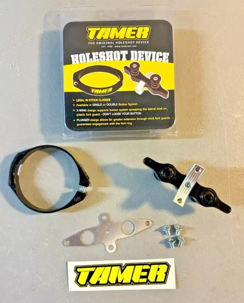 Tamer X-Wing Double Button Holeshot Device Stark Varg Triumph TF250-X 2024-2025