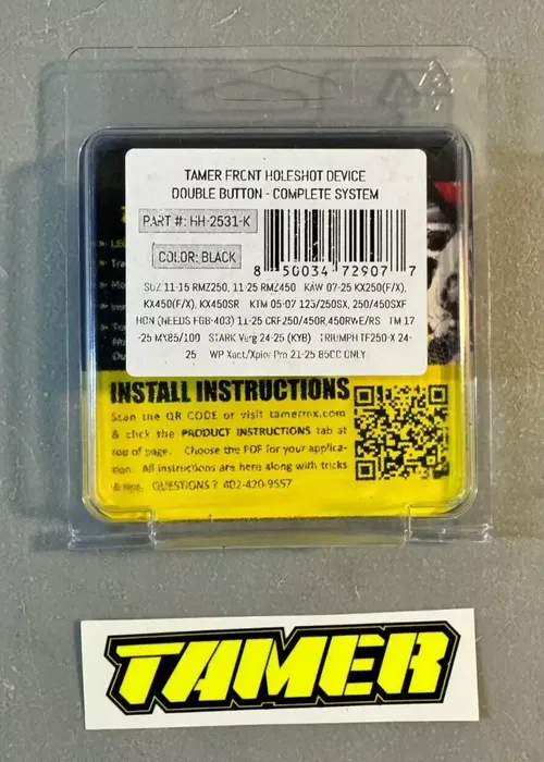Tamer X-Wing Double Button Holeshot Device Stark Varg Triumph TF250-X 2024-2025