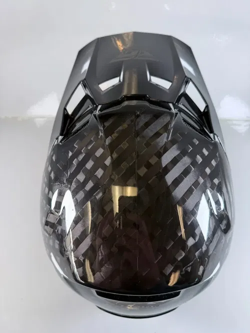 Fly Racing Formula Helmet Carbon Youth Large YL Black Rheon MX ATV UTV Motocross