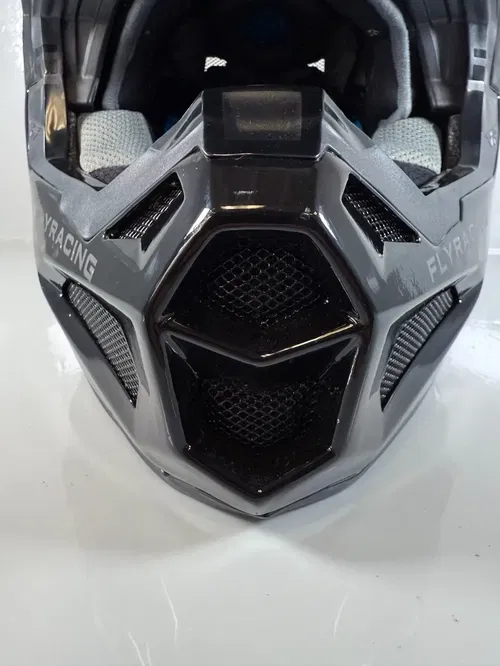 Fly Racing Formula Helmet Carbon Youth Large YL Black Rheon MX ATV UTV Motocross