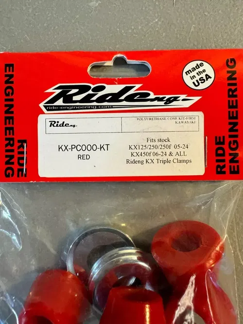 Ride Engineering Polyurethane Bar Mount Cones Hard Kawasaki KX 125 250 450 F X