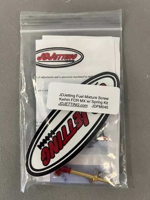 Keihin FCR MX Fuel Screw Kit JD Jetting Spring Washer O-Ring JDFM045