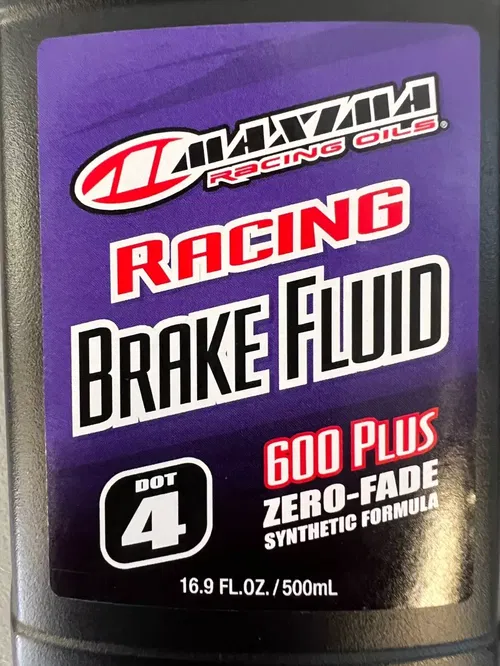 Maxima DOT 4 Racing Brake Fluid 80-87916 High Temp Synthetic 600 Degree No Fade