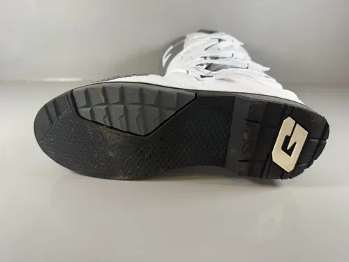 Gaerne SG22 Motocross Boots Size 8 EU 42 White MX Off-Road Moto Racing Like New