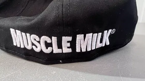 Muscle Milk New Era 59Fifty Hat  Black Size 7 3/8 Fitted MX Moto Cap