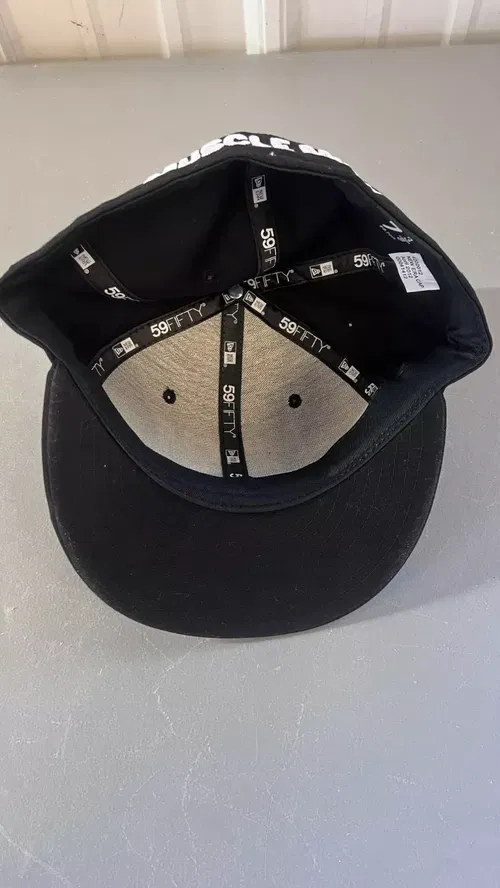 Muscle Milk New Era 59Fifty Hat  Black Size 7 3/8 Fitted MX Moto Cap