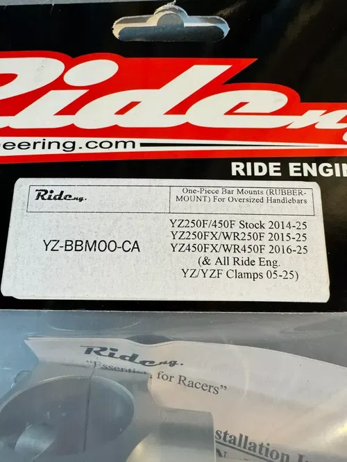 Ride Engineering One-Piece Oversized Bar Mount Yamaha YZ WR 250 450 F FX 14-25