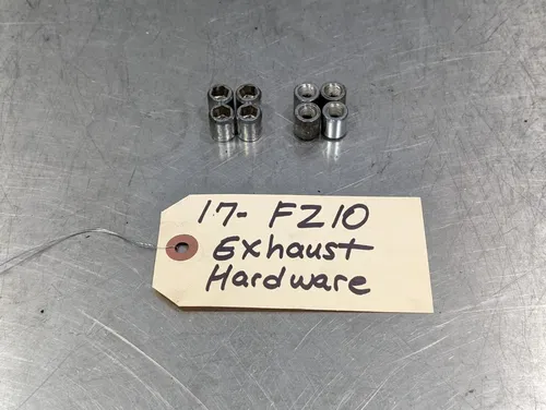 2017-2023 YAMAHA FZ10 MT10 OEM EXHAUST HEADER PIPES HARDWARE - 90179-08442-00
