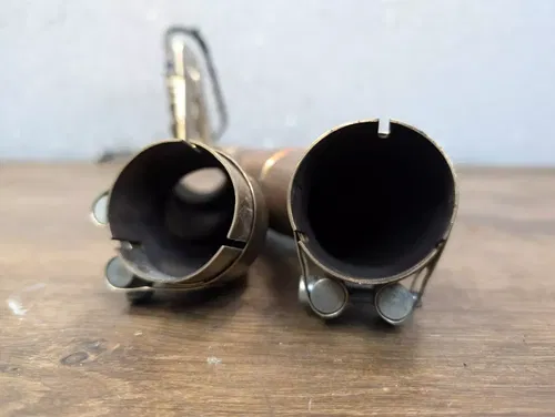 2007 Yamaha YZF R6 Yoshimura Carbon Fiber TRC Slip On Exhaust Mid Y Pipe