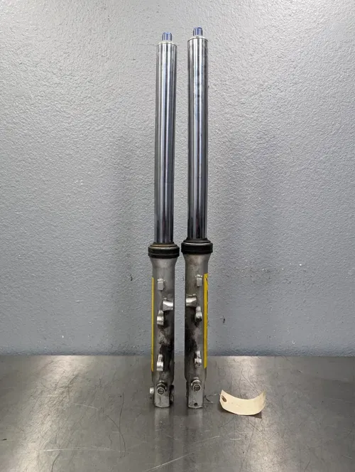 01-02 Yamaha YZF R6 OEM Front Forks Tube Shocks Suspension Set *FOR PARTS REPAIR