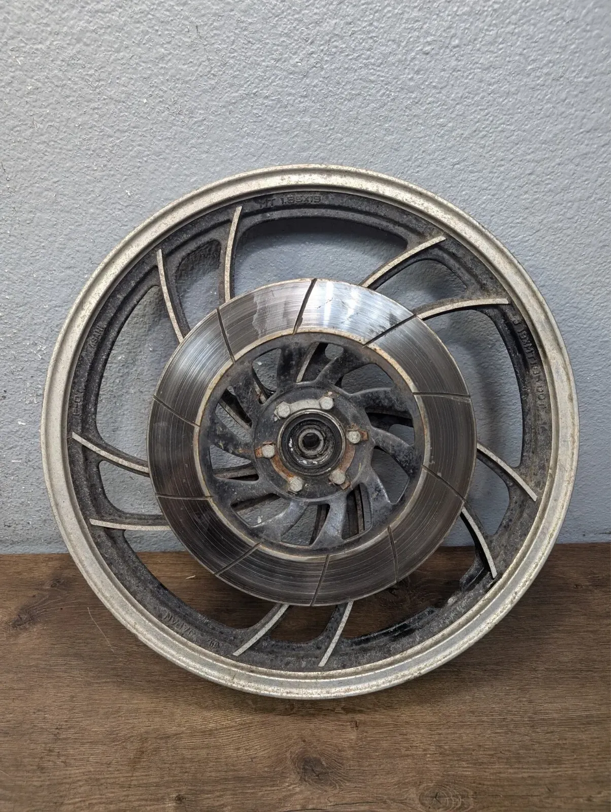 1981-1983 YAMAHA VIRAGO 750 XV750 OEM FRONT WHEEL BRAKE ROTOR - 4H7-25168-29-98