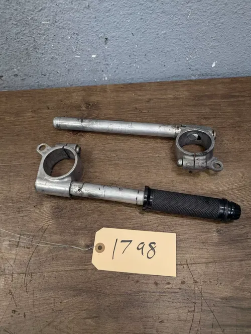 1996-2003 KAWASAKI NINJA ZX7R OEM STEERING HANDLE BAR HANDLEBAR LEFT RIGHT SET