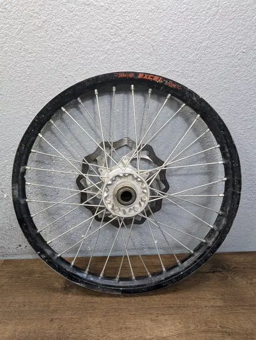 2009 KTM 450 XC-W OEM FRONT EXCEL WHEEL RIM W/ ROTOR 21x1.6 - 7800900104430