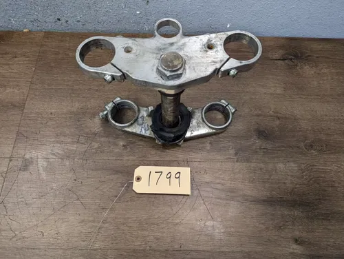 96-03 Kawasaki Ninja ZX7R OEM FRONT FORKS CLAMP LOWER UPPER SET TRIPLE TREE STEM