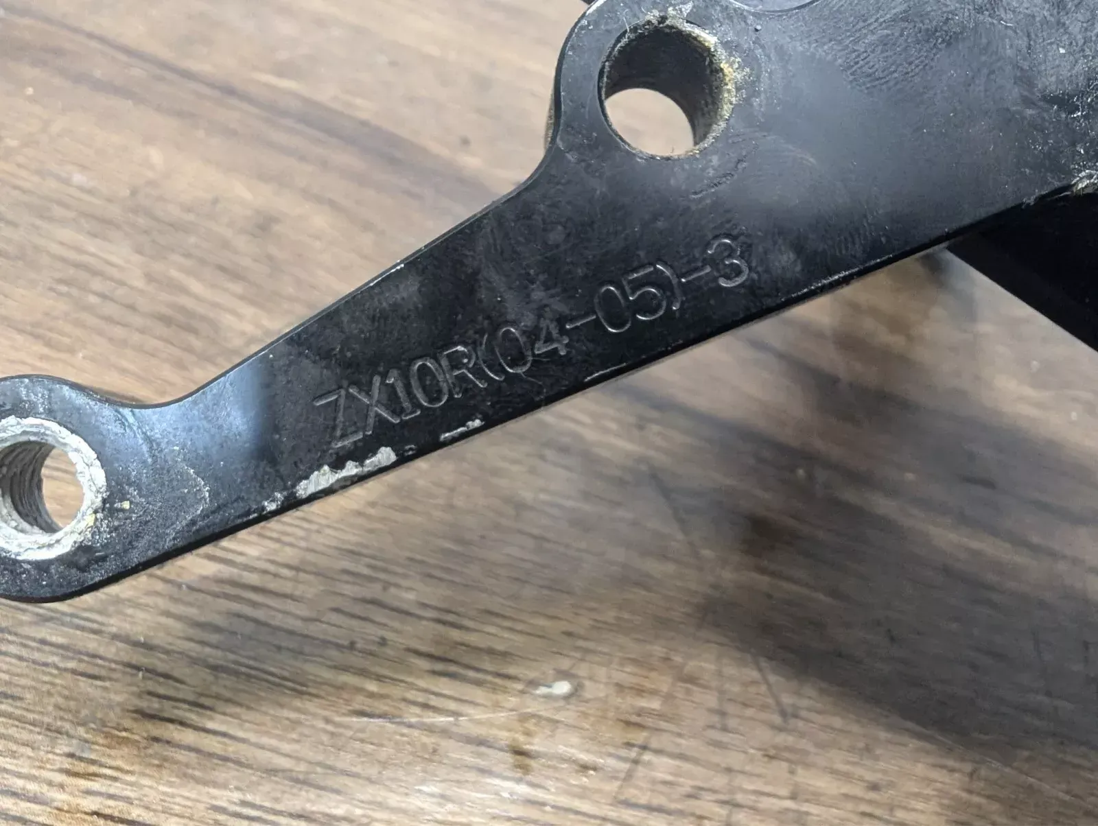 2005 Kawasaki Ninja ZX10R OEM Straight Rearset Footrest