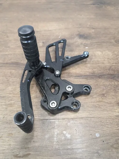 2005 Kawasaki Ninja ZX10R OEM Straight Rearset Footrest Footpeg Brake Lever