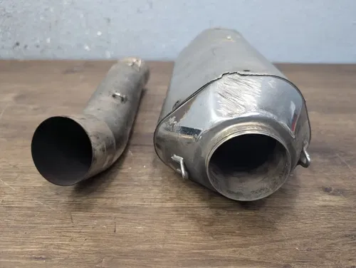 2009-2011 Suzuki GSXR1000 Yoshimura Cyclone Muffler Exhaust Pipe w/ Midpipe