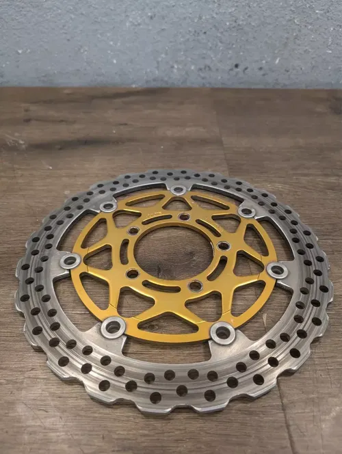 05 KAWASAKI NINJA ZX10R OEM FRONT LEFT RIGHT BRAKE ROTORS DISCS - 41080-0068-488