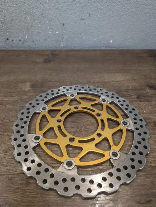 05 KAWASAKI NINJA ZX10R OEM FRONT LEFT RIGHT BRAKE ROTORS DISCS - 41080-0068-488