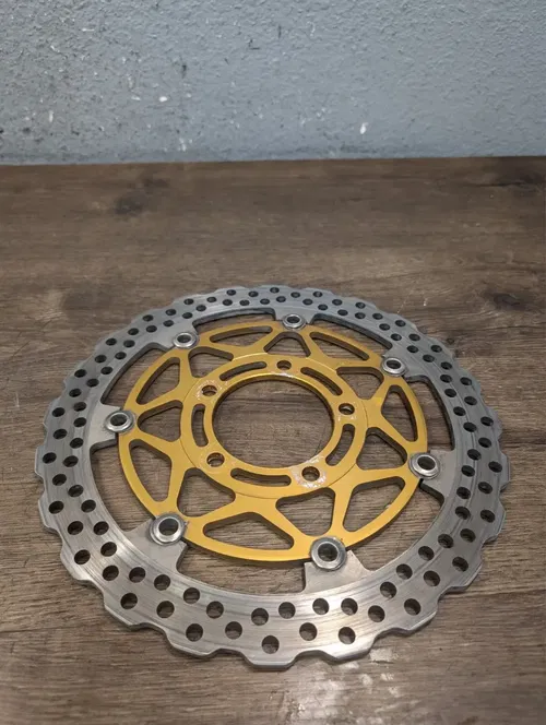 05 KAWASAKI NINJA ZX10R OEM FRONT LEFT RIGHT BRAKE ROTORS DISCS - 41080-0068-488