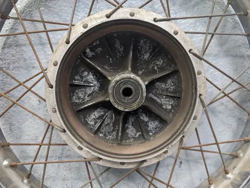 Honda CB350F Front and Rear Rim Wheel Assembly Hub 1972 73 74