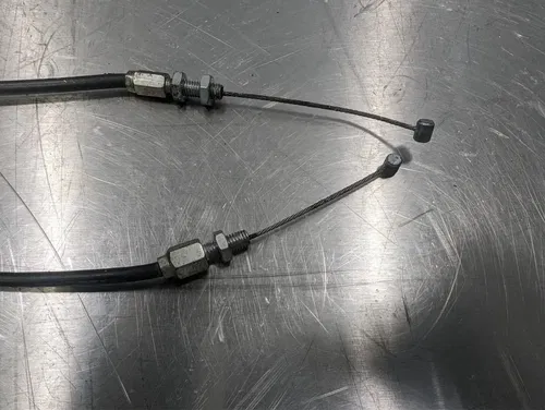 07-12 HONDA CBR600RR OEM RIGHT CLIP ON CABLES THROTTLE HANDLEBAR - 53100-MFJ-D00