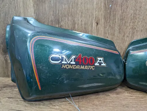 1979-1980 Honda CM400 CM 400 Hondamatic OEM Left Right Air Cleaner Cover Set