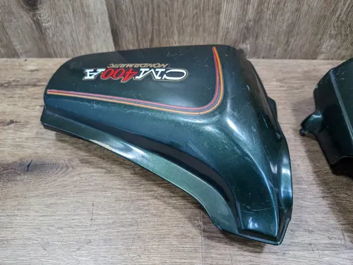 1979-1980 Honda CM400 CM 400 Hondamatic OEM Left Right Air Cleaner Cover Set