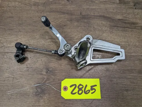2006 Kawasaki Ninja EX250 OEM Left Side Rearset Foot Peg Shifter Pedal Linkage