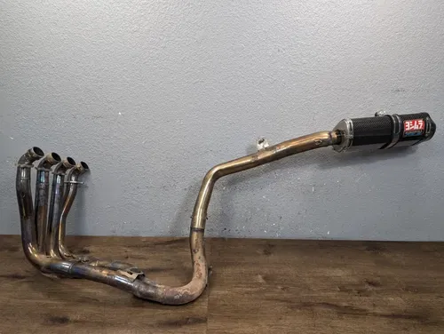 04-07 HONDA CBR1000RR CARBON YOSHIMURA RS5 EXHAUST MUFFLER PIPE HEADER MANIFOLD