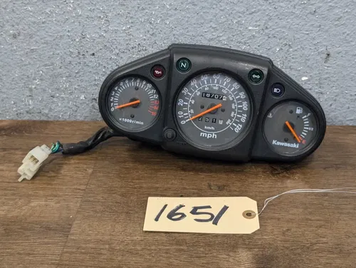 2008-2012 Kawasaki Ninja 250 R OEM Speedo Tach Fuel Gauge Cluster - 25031-0159