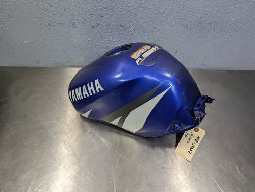 1998-2002 Yamaha R6 YZFR6 OEM Fuel Tank Gas Petrol Reservoir Blue *SOME RUST