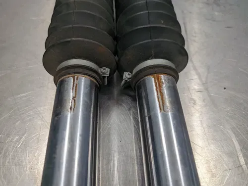 1994 KAWASAKI KZ1000P KZ 1000 POLICE OEM FRONT SUSPENSION FORKS SET
