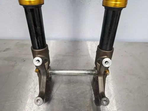 Kawasaki ZX10R 2004 2005 Ninja Complete Front Fork Assembly Straight No Leaks