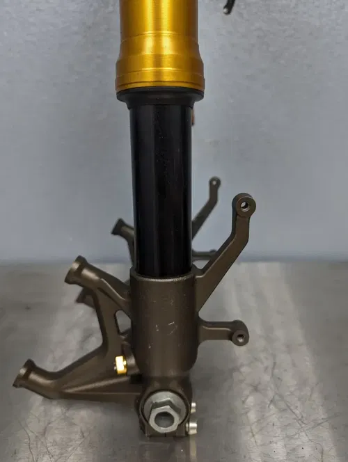 Kawasaki ZX10R 2004 2005 Ninja Complete Front Fork Assembly Straight No Leaks