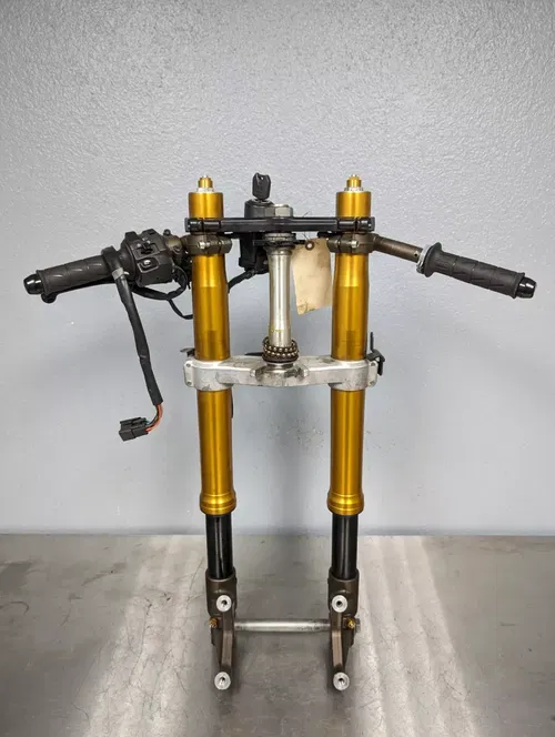 Kawasaki ZX10R 2004 2005 Ninja Complete Front Fork Assembly Straight No Leaks