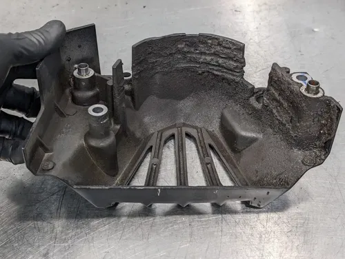 2008-2012 Kawasaki Ninja 250 EX250 OEM Front Left Sprocket Chain Cover Guard