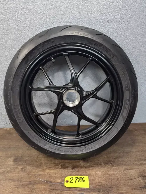 2021 DUCATI PANIGALE V2 955 OEM REAR WHEEL RIM BLACK TIRE - 50212181AA