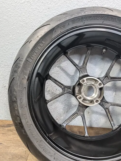 2021 DUCATI PANIGALE V2 955 OEM REAR WHEEL RIM BLACK TIRE - 50212181AA