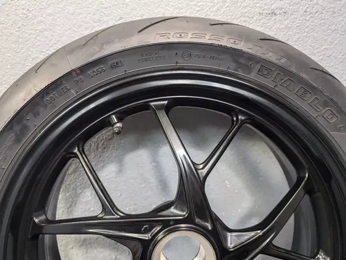 2021 DUCATI PANIGALE V2 955 OEM REAR WHEEL RIM BLACK TIRE - 50212181AA