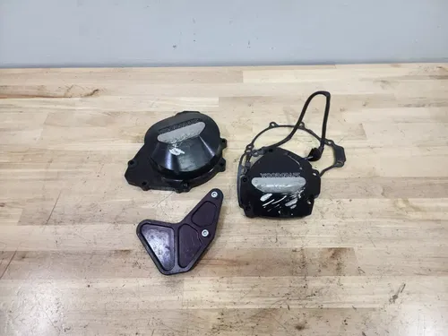 09-14 Yamaha YZFR1 YZF R1 Woodcraft Stator Cover and Ignition Cover
