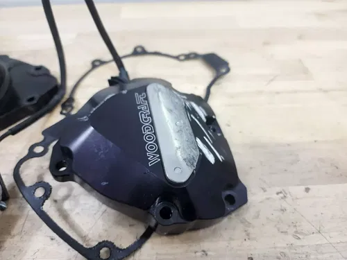 09-14 Yamaha YZFR1 YZF R1 Woodcraft Stator Cover and Ignition Cover