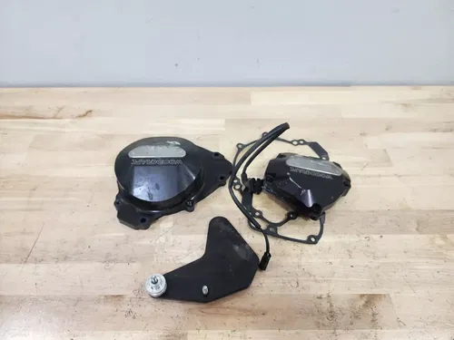 09-14 Yamaha YZFR1 YZF R1 Woodcraft Stator Cover and Ignition Cover