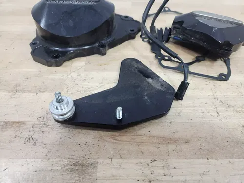 09-14 Yamaha YZFR1 YZF R1 Woodcraft Stator Cover and Ignition Cover