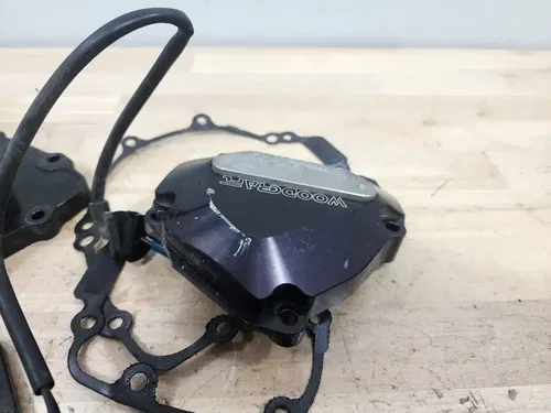 09-14 Yamaha YZFR1 YZF R1 Woodcraft Stator Cover and Ignition Cover