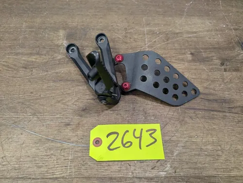 04-07 Honda CBR1000RR OEM Left Front Foot Peg Mount Guard - 50700-MEL-000
