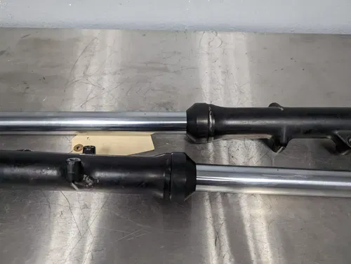1981 Suzuki Gs650gl Front Forks Shock Suspension Set Pair Straight