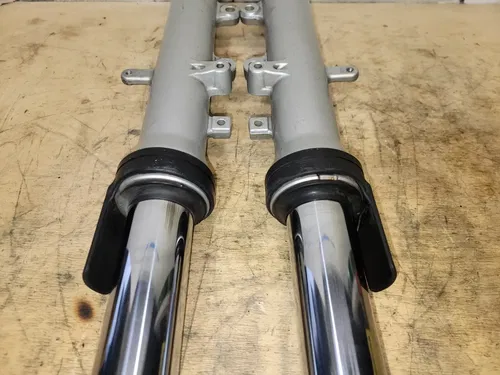 99-02 YAMAHA YZF R6 YZFR6 OEM RIGHT LEFT FRONT SUSPENSION FORKS SMALL BEND